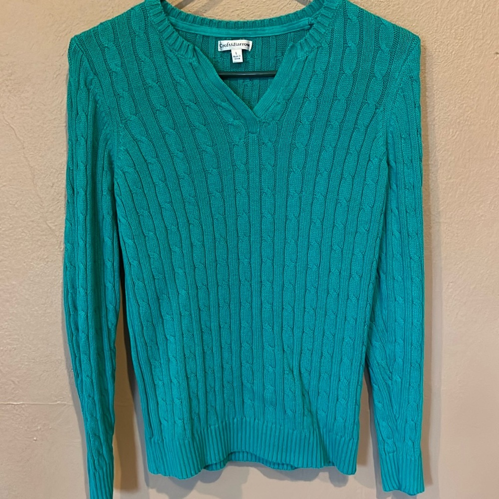 Croft & Barrow Cable-Knit Sweater